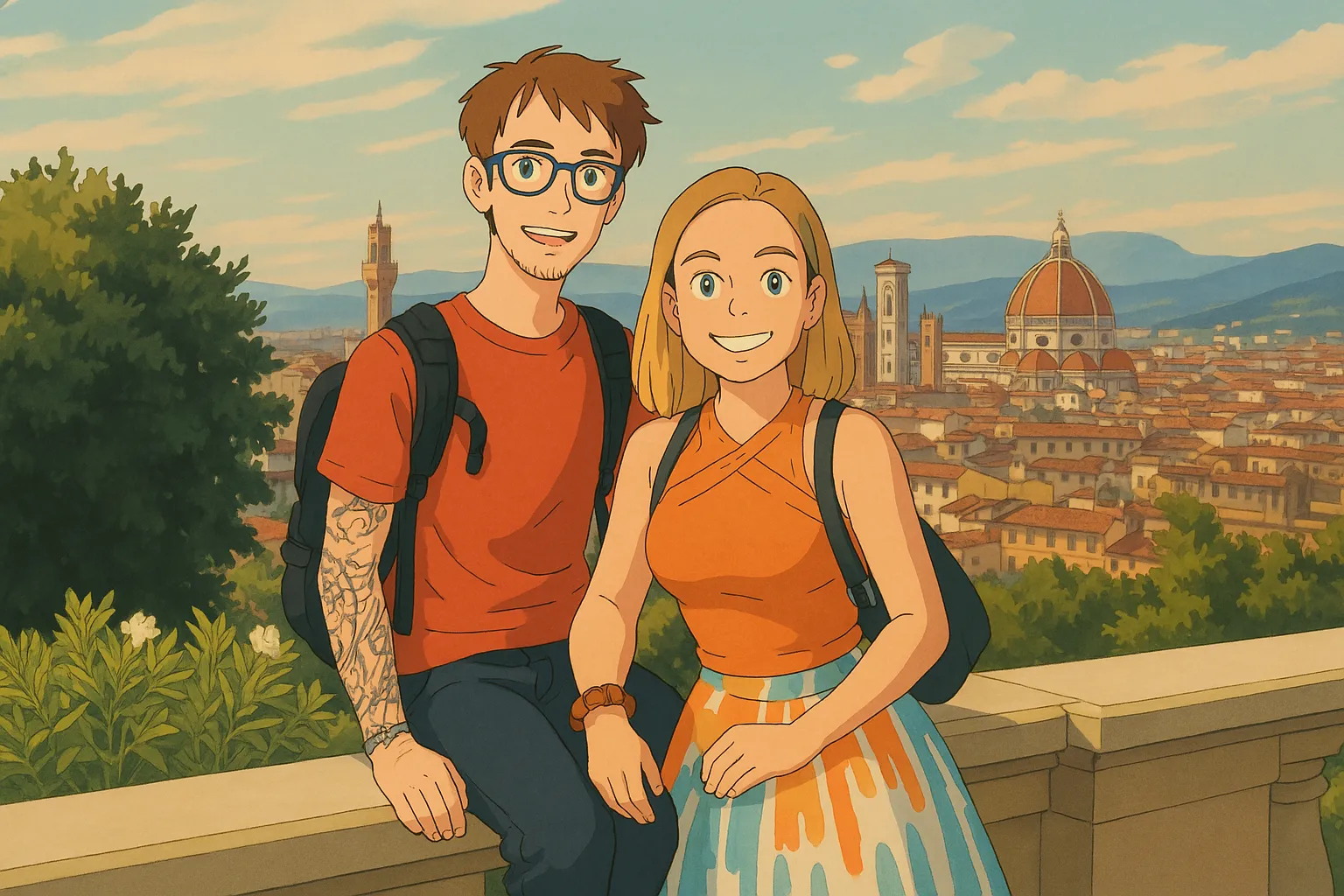 Portret anime Ghibli Portret în stil Studio Ghibli