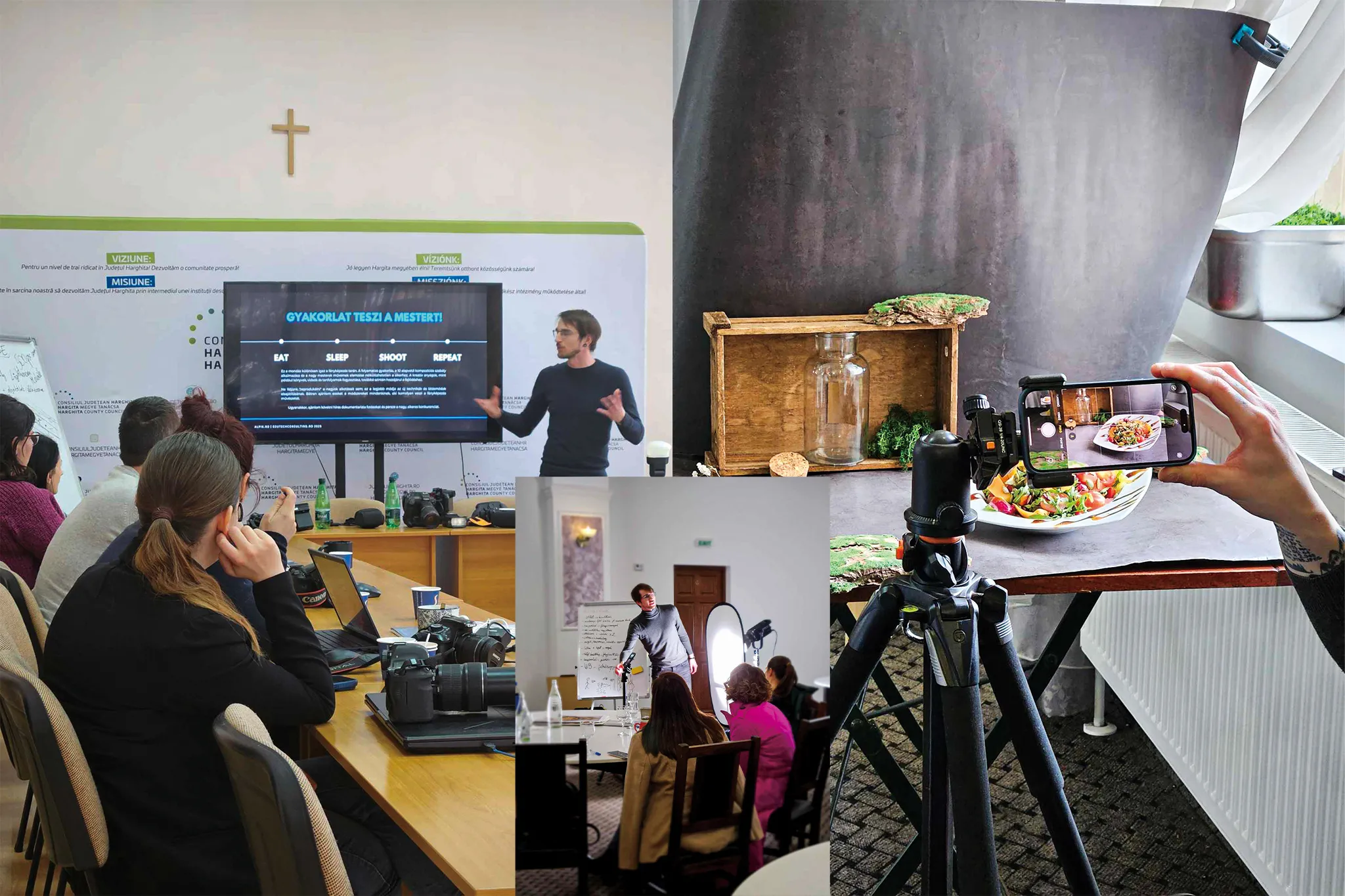 3 Workshopuri de Fotografie: Inspirație, Educație și Creativitate în HoReCa și Vizual Storytelling
